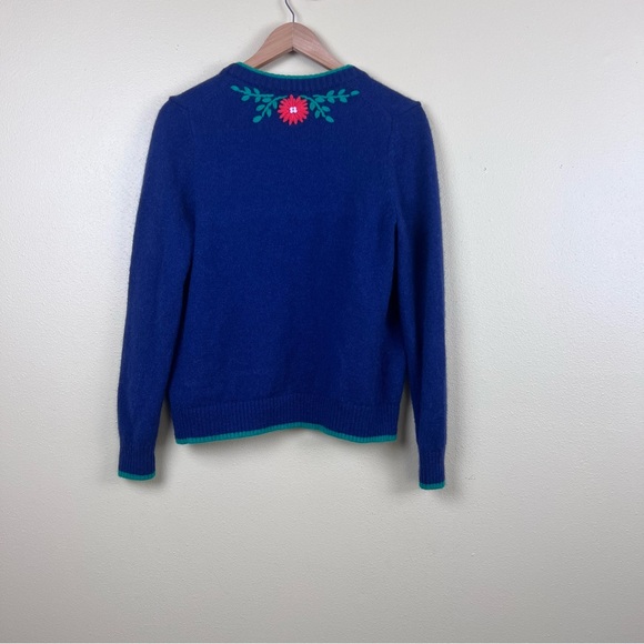 BODEN Sweater Floral Embroidered - Picture 7 of 9